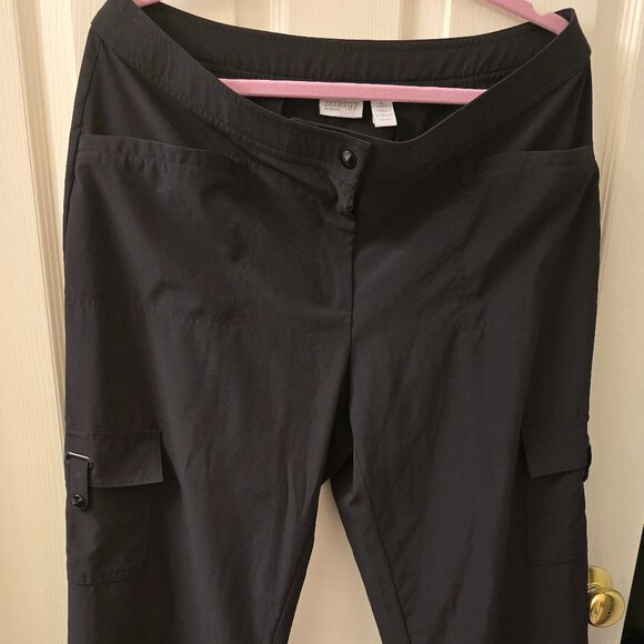 Chico's Zenergy black cargo pants size 2 - Picture 1 of 4